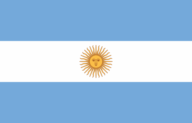 Flaga, Argentyna