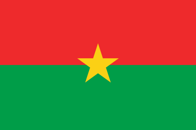 Flaga, Burkina Faso