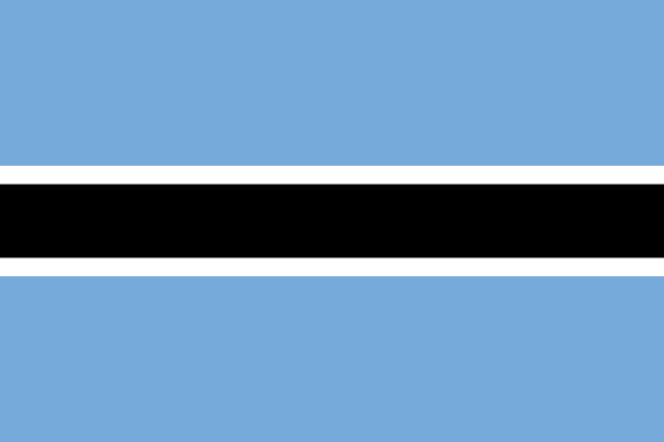 Flaga, Botswana