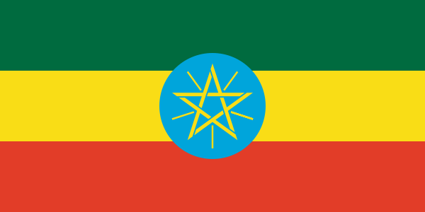 Flaga, Etiopia