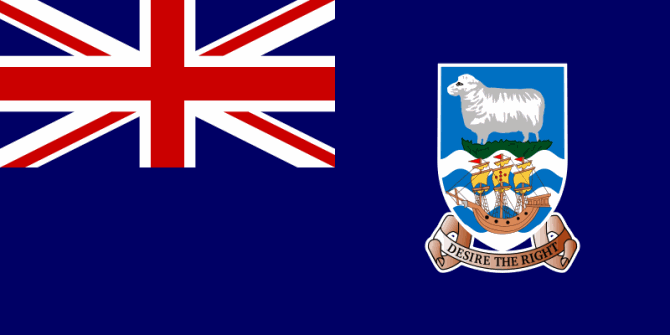 Flaga, Falklandy