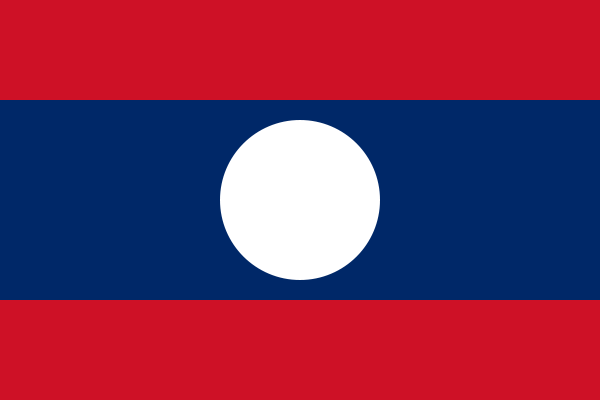 Flaga, Laos