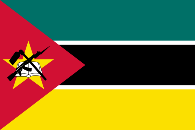 Flaga, Mozambik