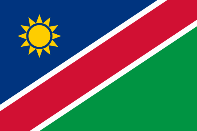 Flaga, Namibia