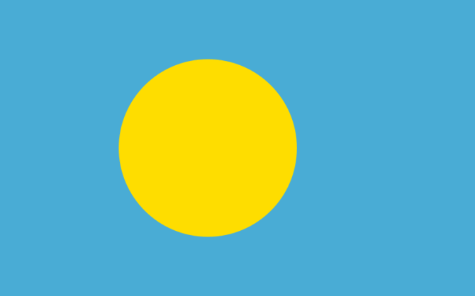 Flaga, Palau