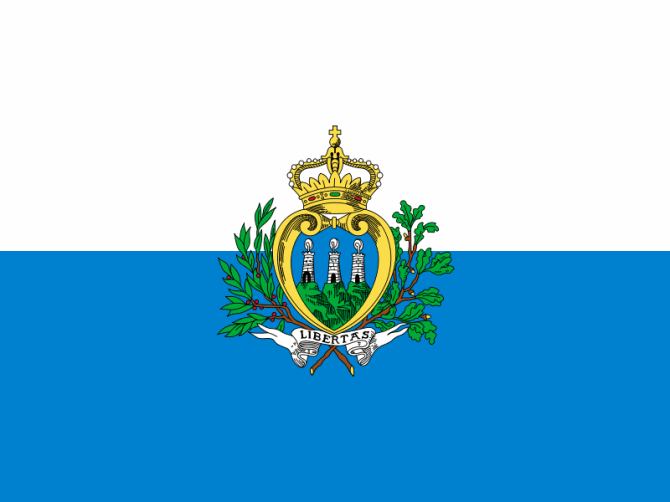 Flaga, San Marino