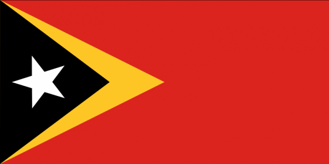 Flaga, Timor Wschodni